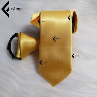 Cà vạt nam phi bóng thắt sẵn Facio bản nhỏ C0156