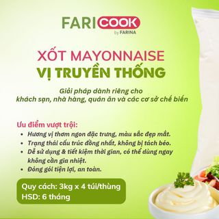 Xốt Mayonnaise vị truyền thống