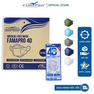THÙNG 300 KHẨU TRANG Y TẾ FAMAPRO KF94