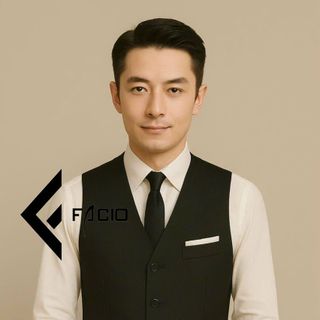 Áo gile nam Facio cổ tim 4 nút túi trắng Z12