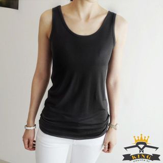 Áo ba lỗ nữ cổ tròn Facio form ôm thun poly U01