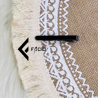 Kẹp cà vạt trơn Facio hợp kim nhiều màu AT01