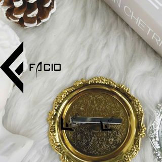 Kẹp cà vạt trơn Facio hợp kim nhiều màu AT01