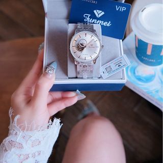 ĐỒNG HỒ NAM CHÍNH HÃNG FUNMEI AUTOMATIC FC2810 MẶT SAPHIRE KÍNH CONG FULLBOX