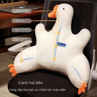 GỐI TỰA LƯNG HÌNH NGỖNG 45X55CM