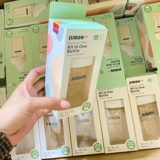 THANH LÝ 300b  bình sữa Jubon hang chuẩn chất liệu PPU. 150ml