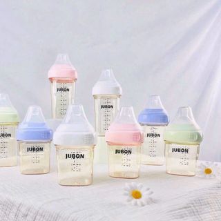THANH LÝ 300b  bình sữa Jubon hang chuẩn chất liệu PPU. 150ml