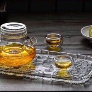 ĐĨA THỦY TINH HÌNH CHỮ NHẬT 27x21CM LXP108