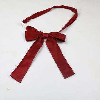 Nơ đeo cổ nữ Facio phi bóng thắt sẵn đuôi dài X17