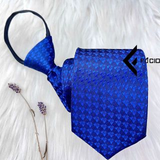 Cà vạt nam họa tiết thắt sẵn Facio classic lớn C0026