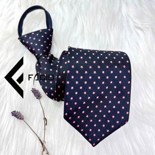 Cà vạt nam họa tiết thắt sẵn Facio classic lớn C0026