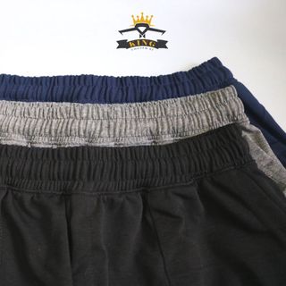 Quần short nam Facio thun da cá trơn basic N01