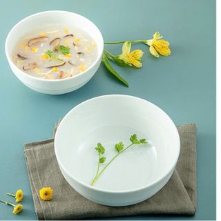 TÔ SỨ TRẮNG TRƠN LOẠI DÀY SIZE 6 - 15CM (T60)