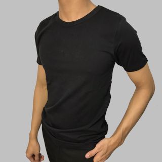 Áo thun nam cổ tròn Facio form Slim Fit thun poly V01