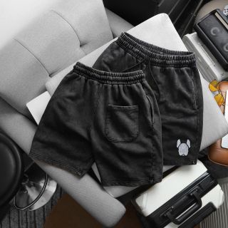 Short Wash Lifework  Thiết kế basic với bộ màu nam tính  Chất vải nỉ cotton dày mịn mướt