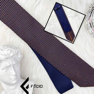 Cà vạt len nam Facio dệt vân nổi đầu nhọn C23
