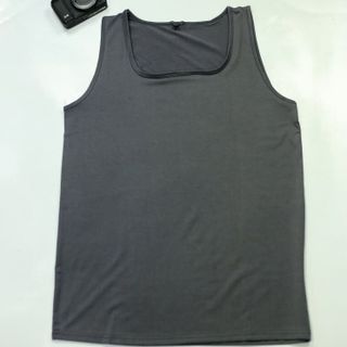 Áo ba lỗ nam cổ vuông Facio thun poly co giãn U07