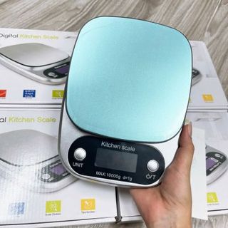 Cân tiểu ly điện tử inox tròn bầu Mã SH131 - Loại 10kg