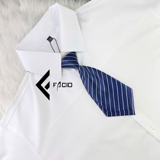 Cà Vạt Nữ Facio Phi Bóng Họa Tiết Đầu Nhọn C025