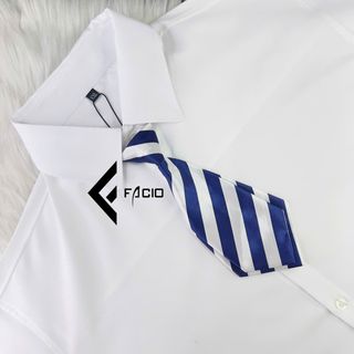 Cà Vạt Nữ Facio Phi Bóng Họa Tiết Đầu Nhọn C025