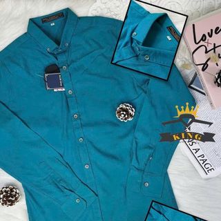 Áo sơ mi nam Facio lụa trơn tay dài cổ bẻ S01