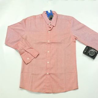 Áo sơ mi nam Facio lụa trơn tay dài cổ bẻ S01