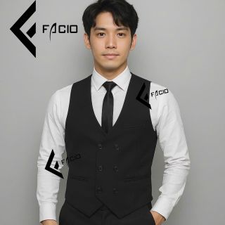 Áo ghile nam Facio cổ tim 6 nút Z1-10