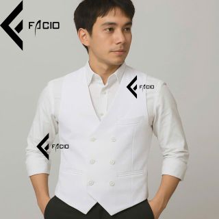 Áo ghile nam Facio cổ tim 6 nút Z1-10