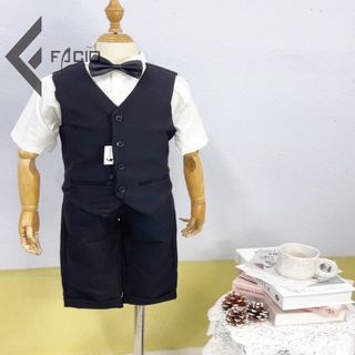 Áo gile em bé Facio lịch sự đứng form Z11