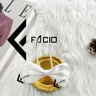 Nơ đeo cổ nam Facio trơn phi bóng 1 lớp X04