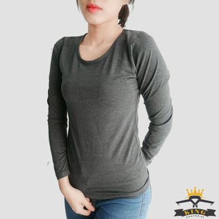 Áo thun nữ Facio tay dài cổ tròn form ôm W05