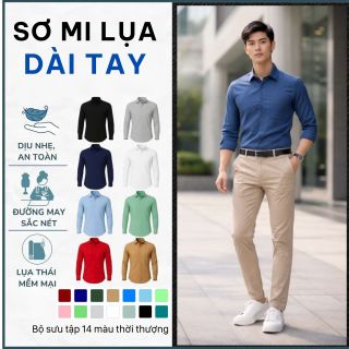 ÁO SƠ MI DÀI TRƠN