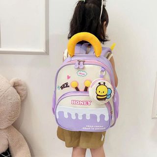 BALO MẦM NON A3308 HỌA TIẾT ONG BEE DỄ THƯƠNG, BÉ NÀO CŨNG MÊ 🐝- PIPI STORE