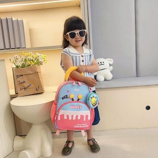 BALO MẦM NON A3308 HỌA TIẾT ONG BEE DỄ THƯƠNG, BÉ NÀO CŨNG MÊ 🐝- PIPI STORE
