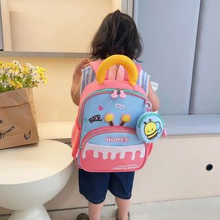 BALO MẦM NON A3308 HỌA TIẾT ONG BEE DỄ THƯƠNG, BÉ NÀO CŨNG MÊ 🐝- PIPI STORE