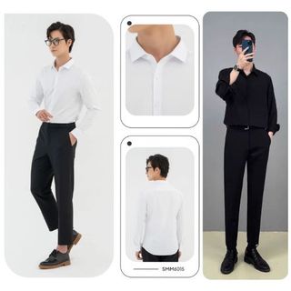 ÁO SƠ MI DÀI TRƠN