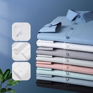 ÁO SƠ MI DÀI TRƠN