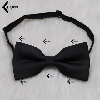Nơ đeo cổ nam Facio poly sẹc thắt sẵn dây cài X31