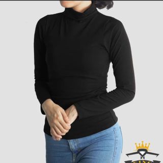 Áo thun cổ lọ tay dài nữ T14