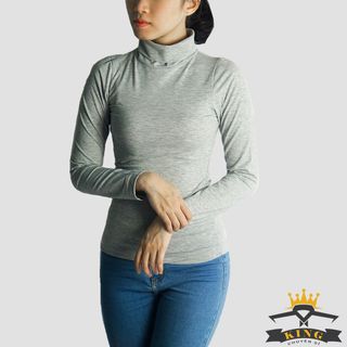 Áo thun cổ lọ tay dài nữ T14