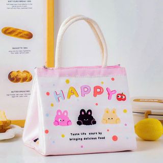 TÚI GIỮ NHIỆT HAPPY NHỎ GỌN TIỆN LỢI, ĐỰNG CƠM ĐI HỌC ĐI LÀM 👜 - PIPI STORE