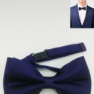 Nơ đeo cổ nam Facio phi bóng 2 lớp dây cài X01