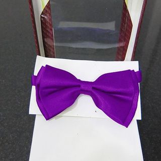 Nơ đeo cổ nam Facio phi bóng 2 lớp dây cài X01