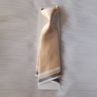 Cà vạt nữ Facio phi bóng viền kẻ thể thao bản 8cm C005