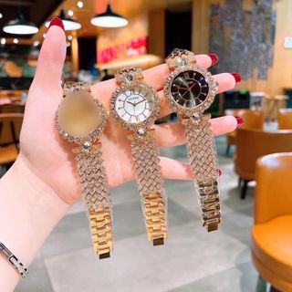 SĂN SALE LỚN ĐỒNG HỒ NỮ THỜI TRANG GUECC MẶT VIỀN HỘT