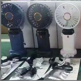 Quạt cầm tay N15 có dây đeo cổ, pin 2h-3h, gập 90 độ