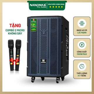 Loa Kéo Nanomax SK-15Q6 Bass 40cm 1100w Karaoke Bluetooth