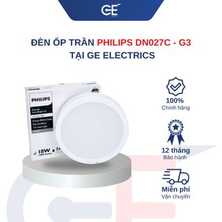Thông Tin Sản Phẩm Ốp Trần Philips DN027C - G3 Tại GE Electrics
