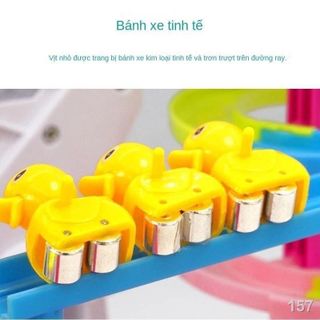 Nubie Đồ Chơi Cầu Trượt Vịt Vàng Leo Thang Phát Nhạc Cực Vui Tai Và Đèn Nháy Cho Bé Yêu