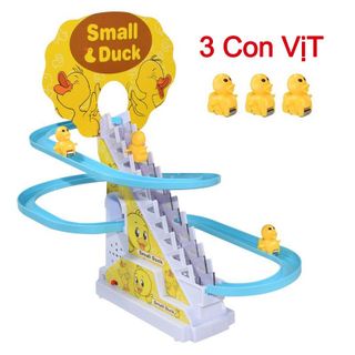 Nubie Đồ Chơi Cầu Trượt Vịt Vàng Leo Thang Phát Nhạc Cực Vui Tai Và Đèn Nháy Cho Bé Yêu